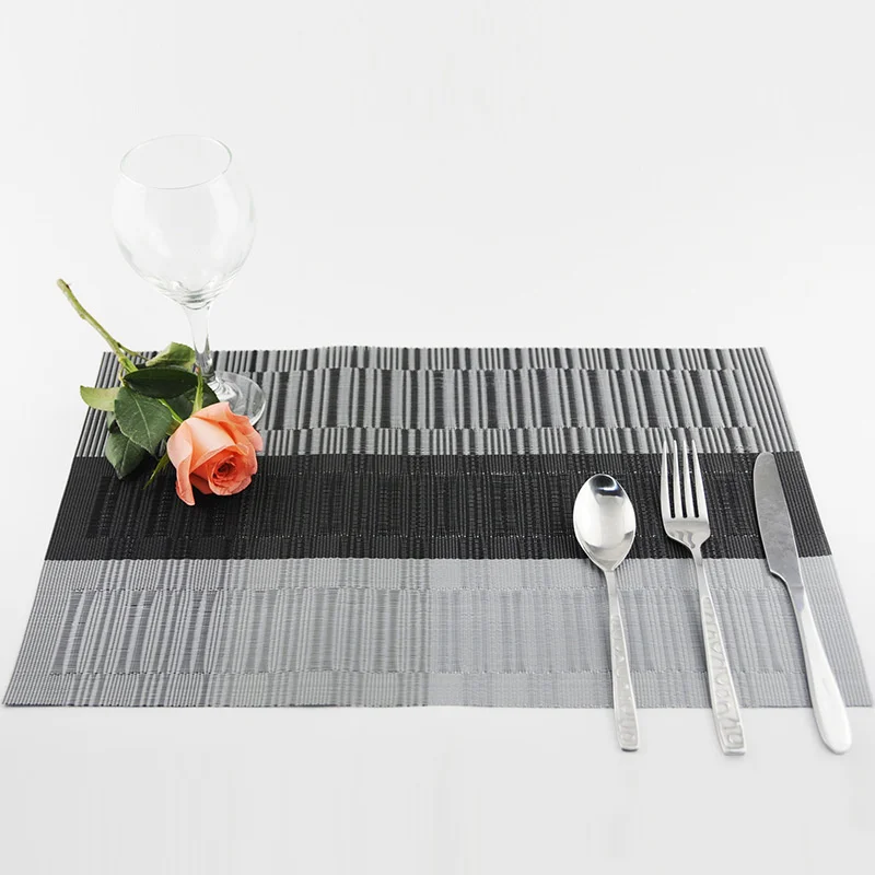 

10pcs/set Placemat Table Heat Insulation Drink Cup Coasters Table Placemats For Dining Table Mat Non-Slip Kitchen Mat Hot Pad