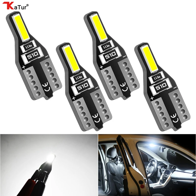 Katur W5W T10 Светодиодная лампа автомобильный внутренний свет 12 в белый для Volvo XC60 XC90