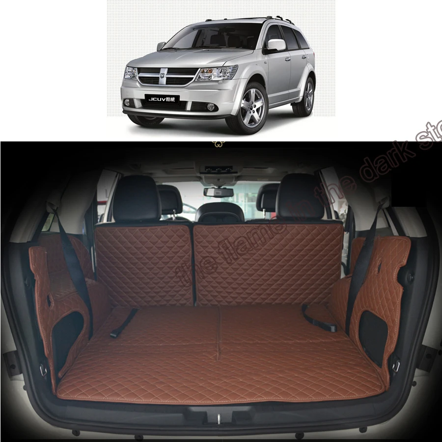 Lsrtw2017 кожаный коврик для багажника автомобиля Коврики Dodge путешествие 2008-209 2009 2010