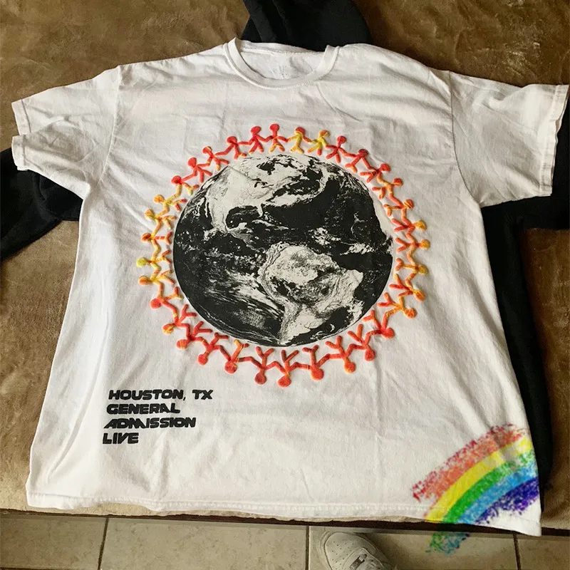 Футболка Трэвис Скотт Кактус Джек фестиваль астромир 3D печать пены Мужская