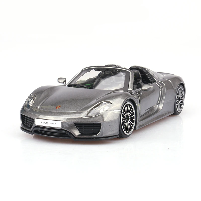 Bburago масштаб 1:24 Porsche 918 Spyder гоночный автомобиль из сплава роскошный литые модели