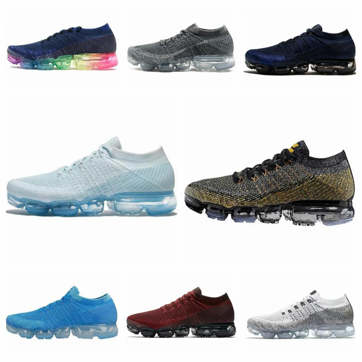 

2021 Fly Men Women Running Shoes Triple All Black Sports Knits 1.0 Trainers Sneakers White cushion Trainers Chaussures Footwear