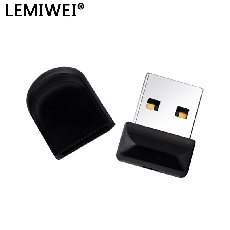 Миниатюрный USB флеш-накопитель Lemiwei 8 ГБ 16 32 64 USB-накопитель ЧЕРНЫЙ Флеш-накопитель