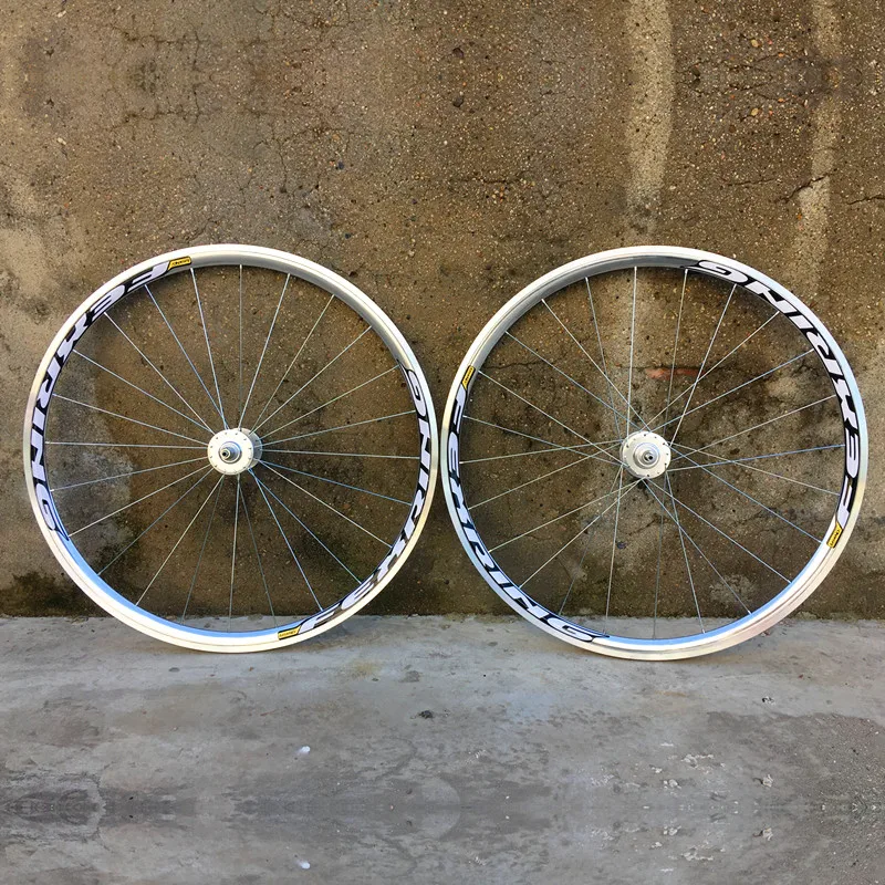 Legend Fixed Gear 700C Wheelset Retro Silver Wheels High Strength Aluminum Fixie Bike Single Speed Bicycle Bearing Racing Wheel