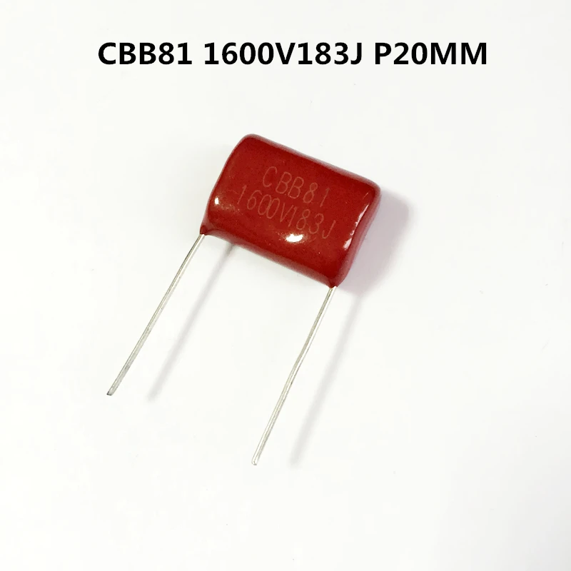 Фото Высококачественный пленочный конденсатор CBB81 1600 в 183j 0 018 мкФ 18 НФ P = 20 мм |