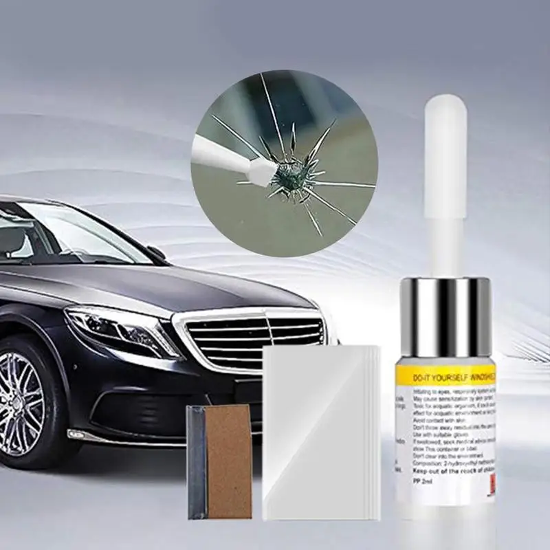 Набор для ремонта автомобильных стекол инструмент быстрой фиксации треснувшего