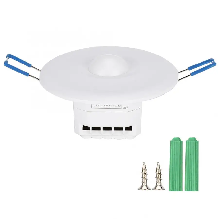 Встроенный регулируемый микроволновый радар датчик движения тела переключатель