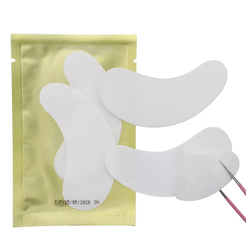 Бумажные накладки для наращивания ресниц 200 пар разноцветные глаз бумажные |