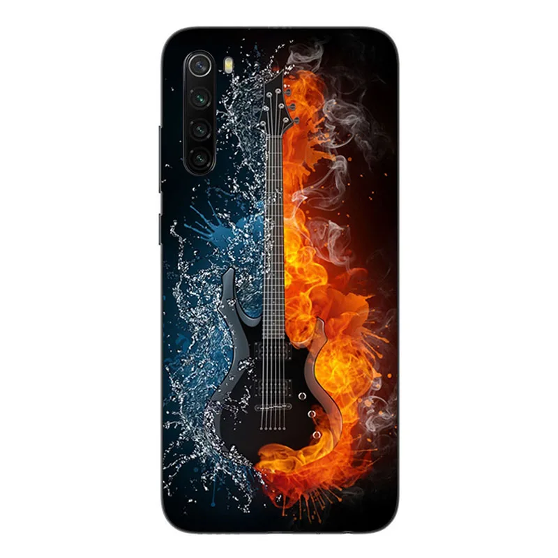 Z22 Мягкий силиконовый чехол для Xiaomi Redmi Note, 8 T, 8 T, 6,3 дюймов, чехол-накладка на заднюю панель, HD принт с розами, волком, мультипликационным рисунком, Fundas Para, чехол - Цвет: Z22