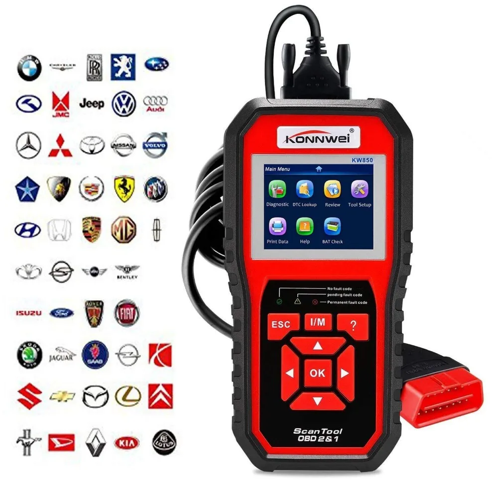 Профессиональный сканер OBD OBD2 для диагностики автомобиля считыватель кодов II и