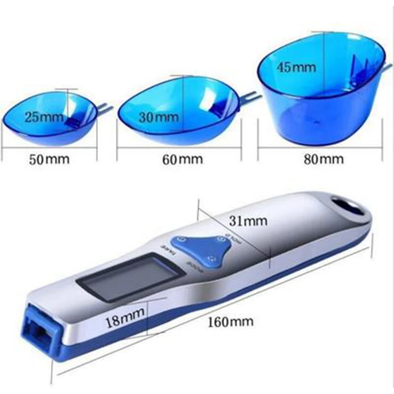 

1 Pcs 500g/01g Kitchen Scales Cooking Tools LCD Digital Volumn Food Scales Electronic Spoon Ladle Scale Weights Kitchen Tools
