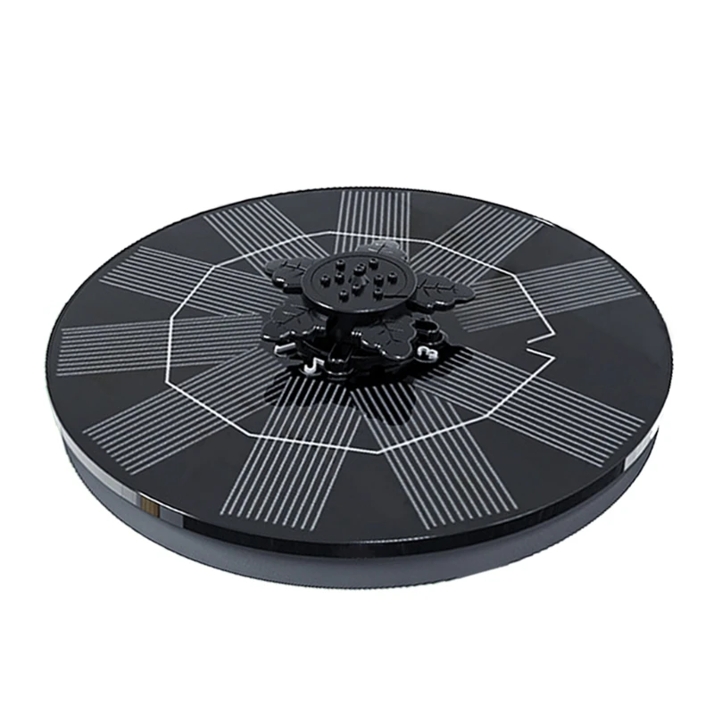 

Solar Fountain for Bird Bath 3-in-1 Nozzle with 3 Water Styles 3W Pump for Garden Pond Pool Aquarium Fish Tank Backyard