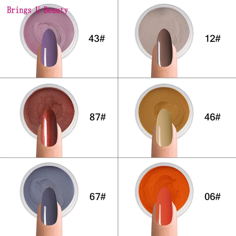 10 г/кор. очень тонкий 6 в 1 Beauty Mash-up Color Series порошок для окунания ногтей легкий