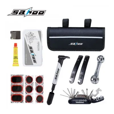 

New Super Sale! SAHOO Bike Cycling Bicycle Portable utility combination suit with portable Pump bike tools Drop Shipping