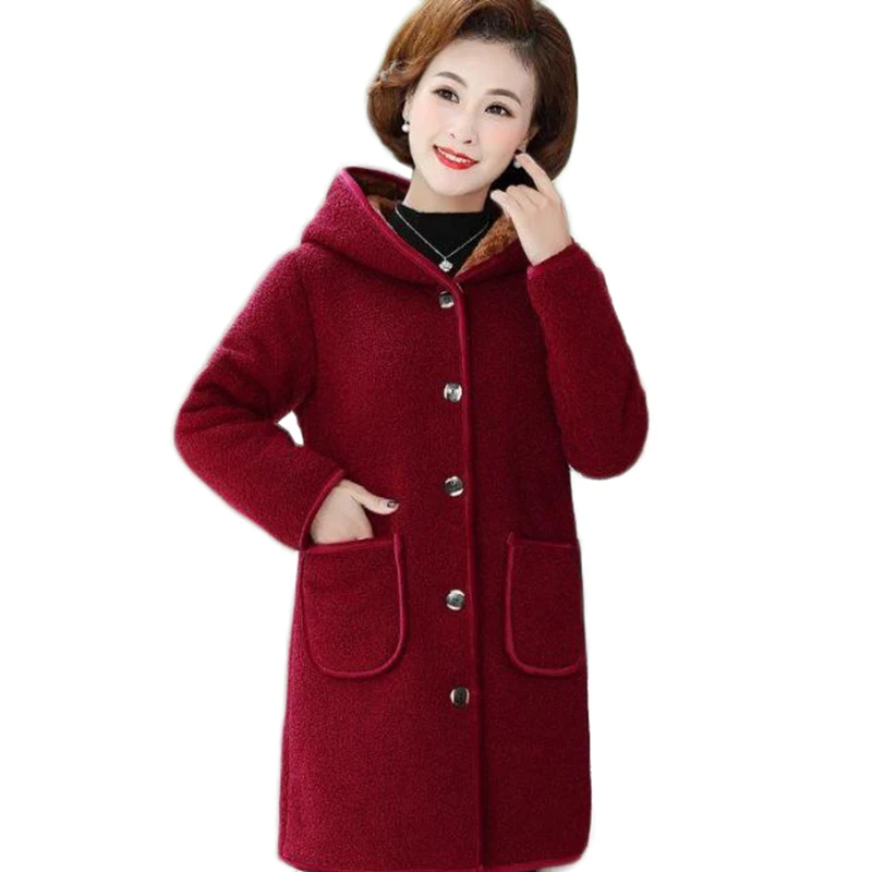 Top Selling Product in 2021 Fashion Fur Coat Women Autumn/Winter Oversized Coat Imitation Lamb Wool Outerwear Factory Outlet 361