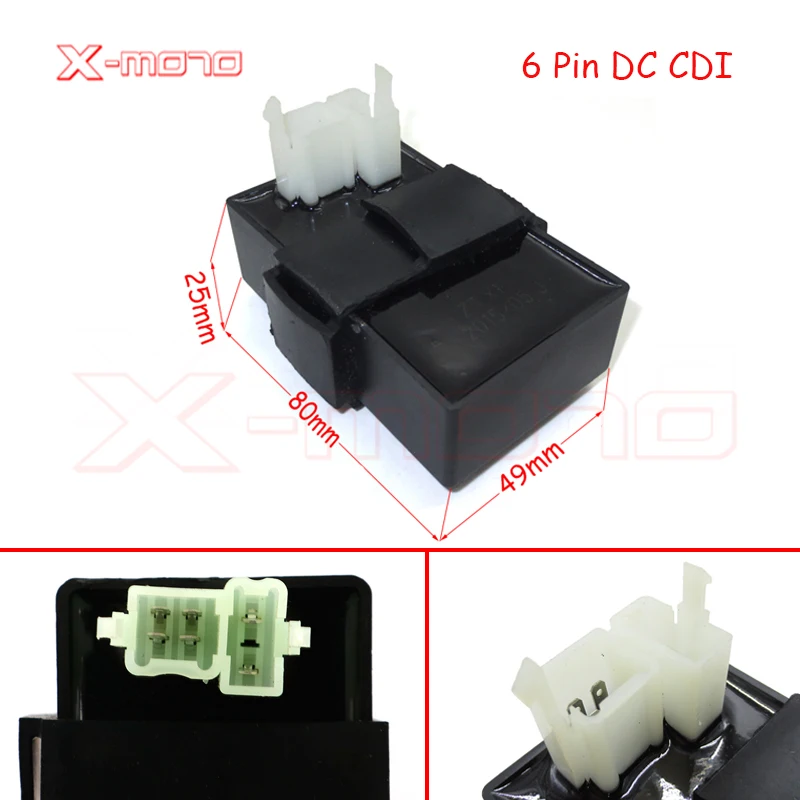 4/5/6 Pin AC/DC CDI Коробка зажигания для мотоцикла GY6 CG воспламенитель 50cc 60cc 80cc 100cc 125cc 150cc