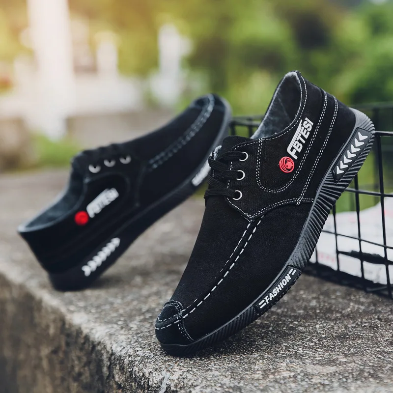 Туфли мужские Fash Denim холщовые кроссовки без шнуровки Повседневная дышащая обувь