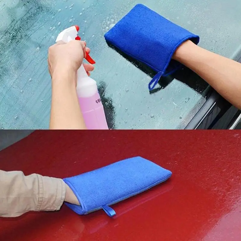 

Car wash clay bar glove car clay cleaning cloth automatic care towel microfiber sponge pad cleaning towel