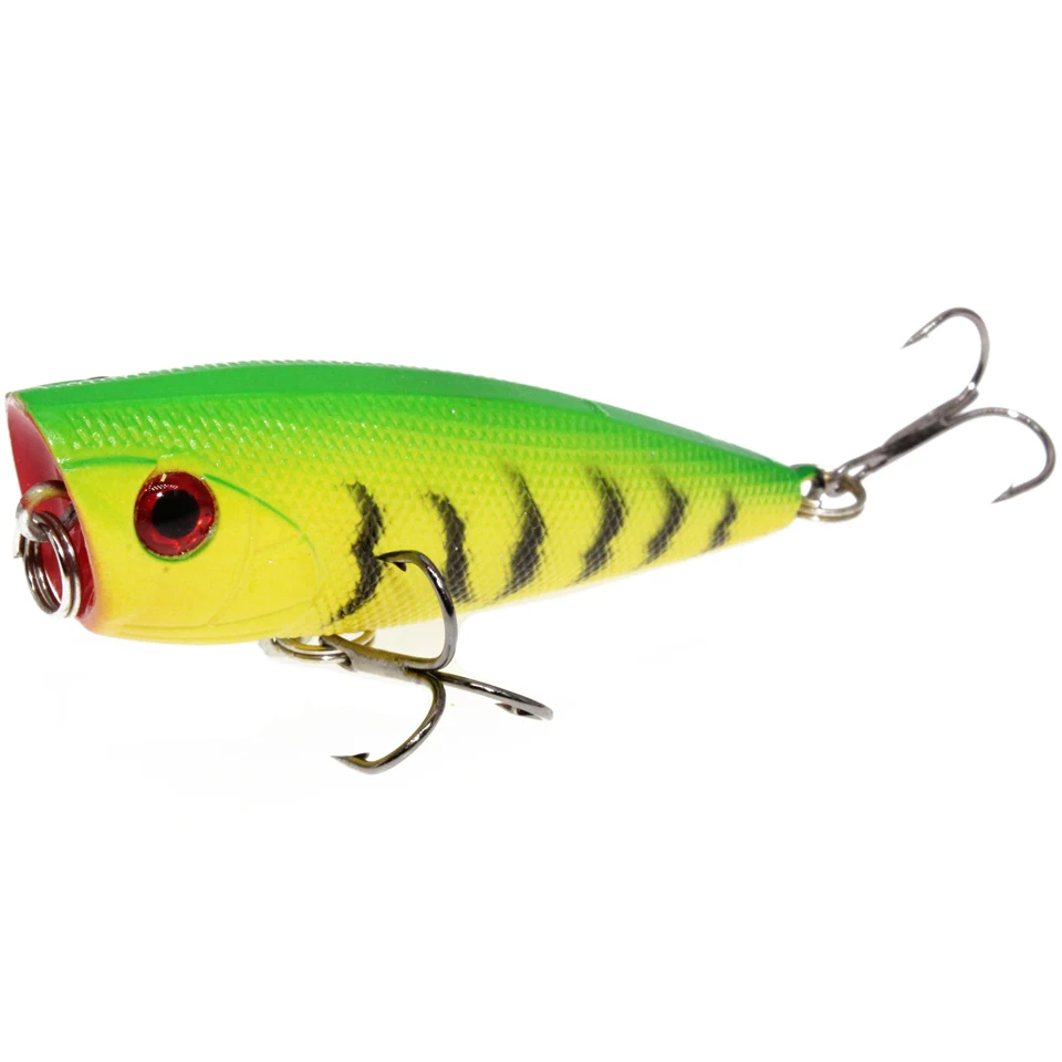 

1pcs Quality Whopper Plopper 65mm 6.7g TopWater Popper Fishing Lure Hard Bait Wobblers Rotating Soft Tail Fishing Tackle