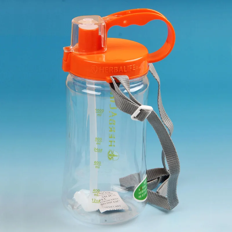 Оптовая продажа пищевая пластиковая бутылка для воды Herbalife 1000 мл без бисфенола А