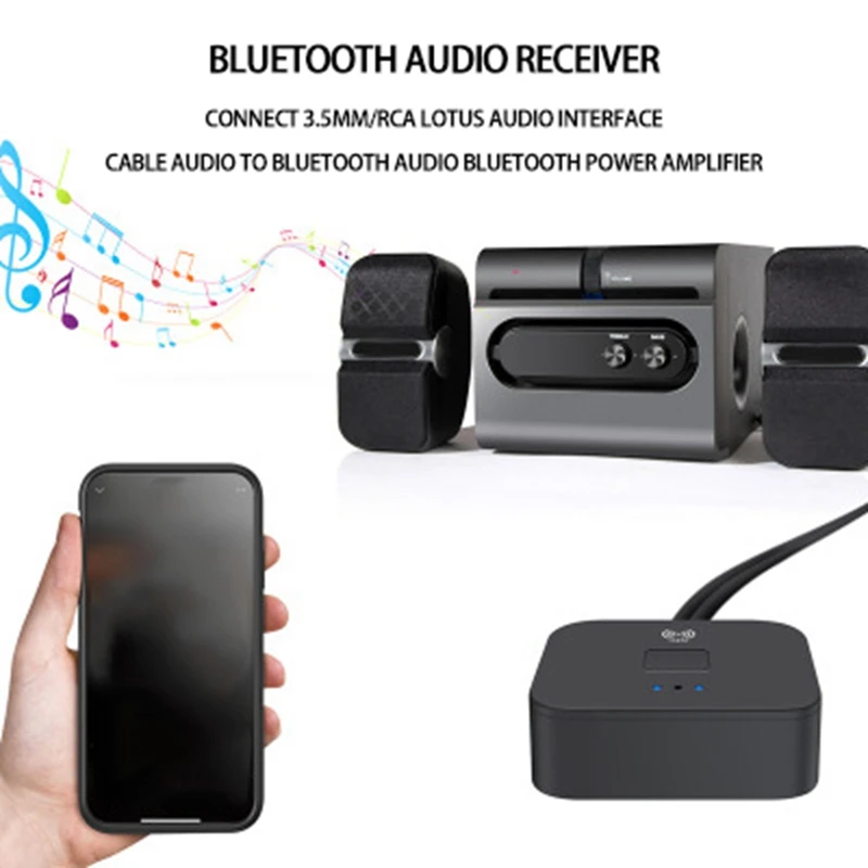 

5.0 Bluetooth o Receiver, Wireless Bluetooth AUX3.5 Interface, Suitable for Old Speakers
