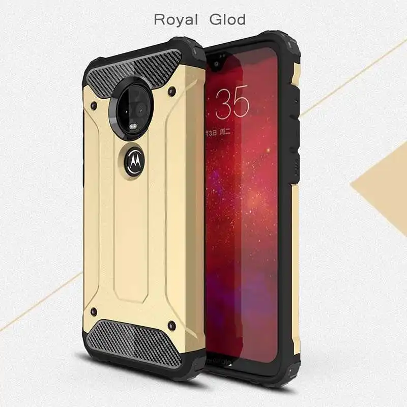 Mokoemi железная Броня ударопрочная для Motorola Moto G7 G6 G5s G5 Play чехол для Motorola Moto G7 G6 G5s G5 Plus чехол для телефона - Цвет: Gold