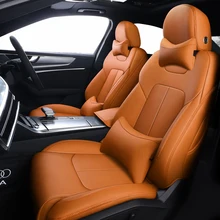 Red seat cover For polo sedan volkswagen touareg touran passat b5 b6 b8 jetta vw golf 7 Tiguan golf 4 5 6 eso T-roc accessories