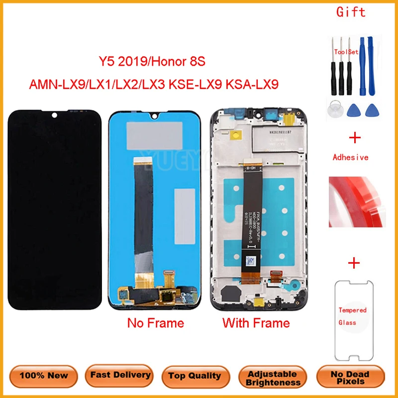 Экран с тачскрином для huawei Y5 2019 ЖК дигитайзер сменная панель Huawei AMN LX9 LX1 LX2