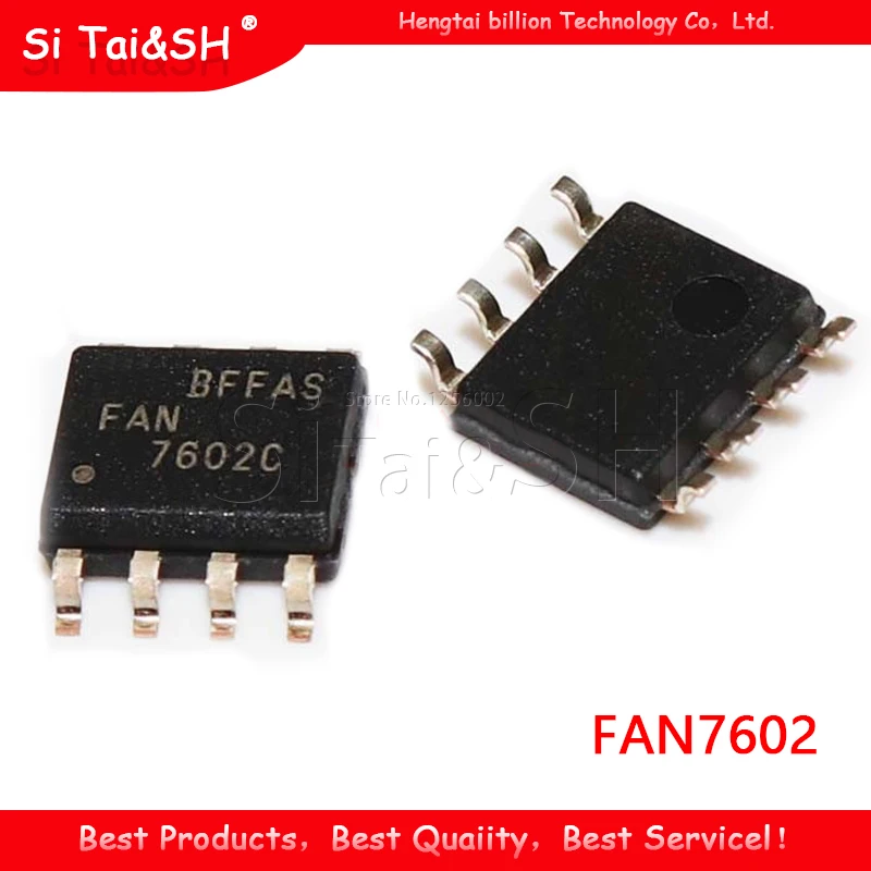 10 шт./лот FAN7602 FAN7602B FAN7602C SOP-8 | Электронные компоненты и принадлежности