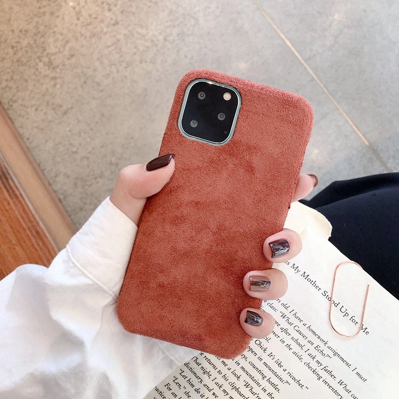 Fashion Warm Corduroy Phone Case For iPhone 11 Pro Max XR X XS Soft Cover Capa 7 8 6 6S Plus Plush Cases |