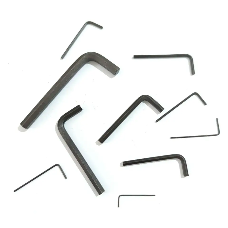 Шестигранный ключ L-образный серебристый черный 1 шт. шестигранный 0 9 мм 27 5 2 3 4 6 8 |