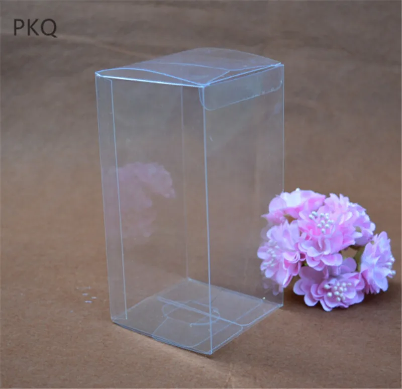 10pcs Transparent PVC Boxes Packing Fresh Flower Christmas Gifts Box Clear Tool Display | Дом и сад