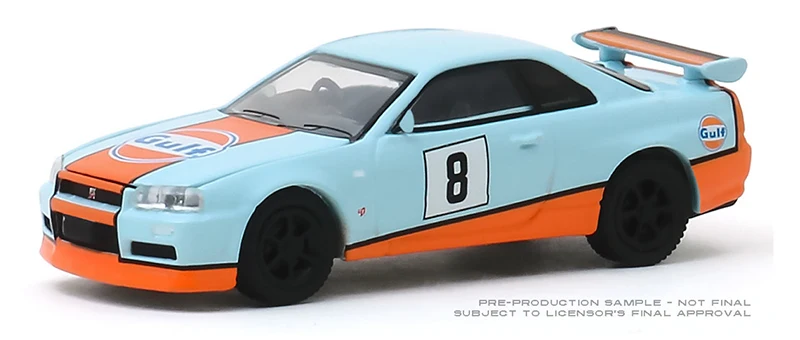 

GreenLight 1/64 2001 Nissan skyline GT-R R34