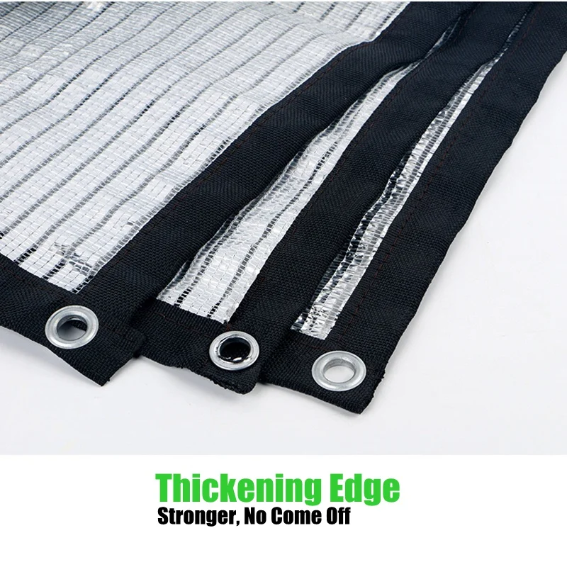 75% Солнцезащитная сетка садовые навесы новинка из алюминиевой фольги отражающее