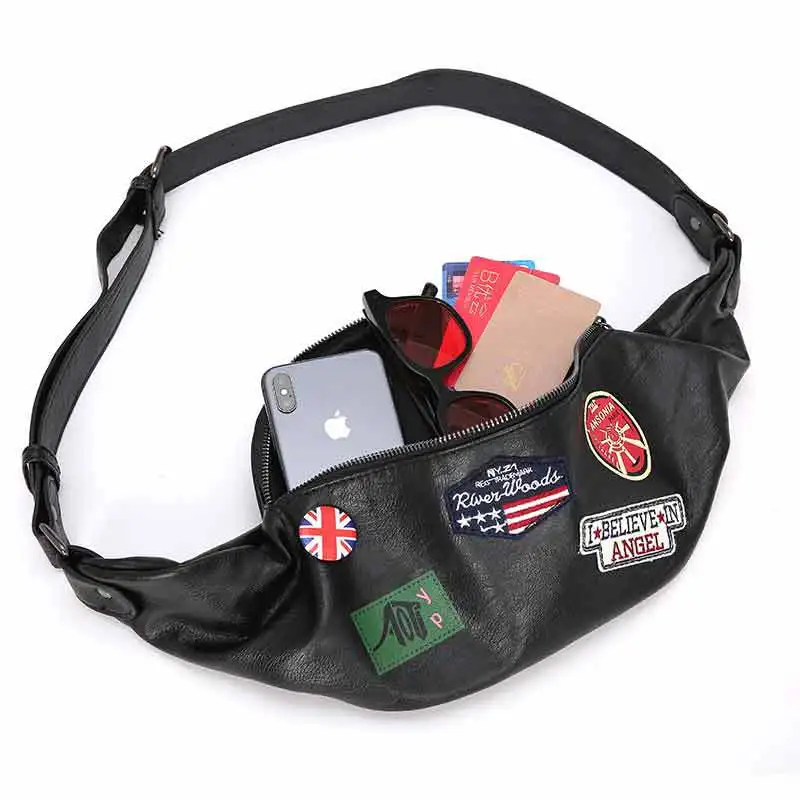 Сумка на одно плечо поясная сумка Корейская мужская трендовая Мужская и женская