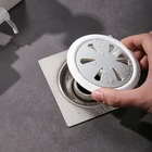 Круглый АБС-пластиковый слив для пола анти-блокирующий фильтр сетка Ванная комната для ухода за волосами против поворотный переключатель канализационные Кухня практические гаджеты 2021