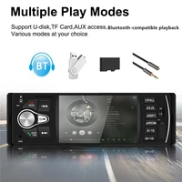 1 din car radio single din autoradio in dash head unit mp5 mp3 with 4 1inch display bluetooth compatible aux support rear view