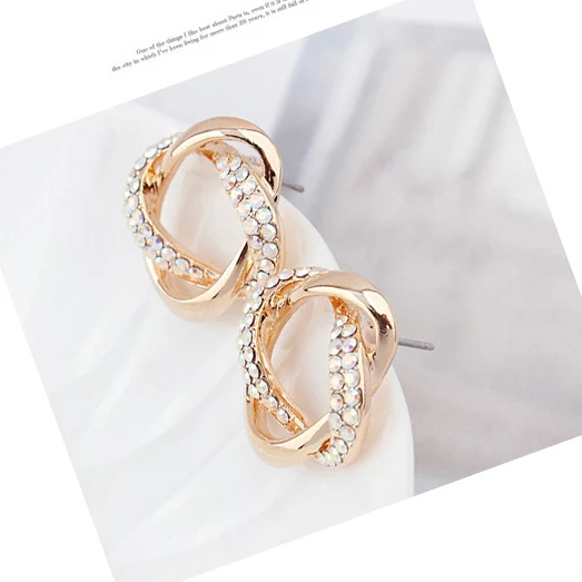 Светло коричневый цвет золотистый серьги для женщин новые Brincos можно носить с