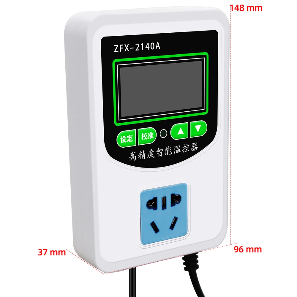 

ZFX-2140A Microcomputer Intelligent Thermostat Temperature Control Thermometer Controller US Plug 50%OFF