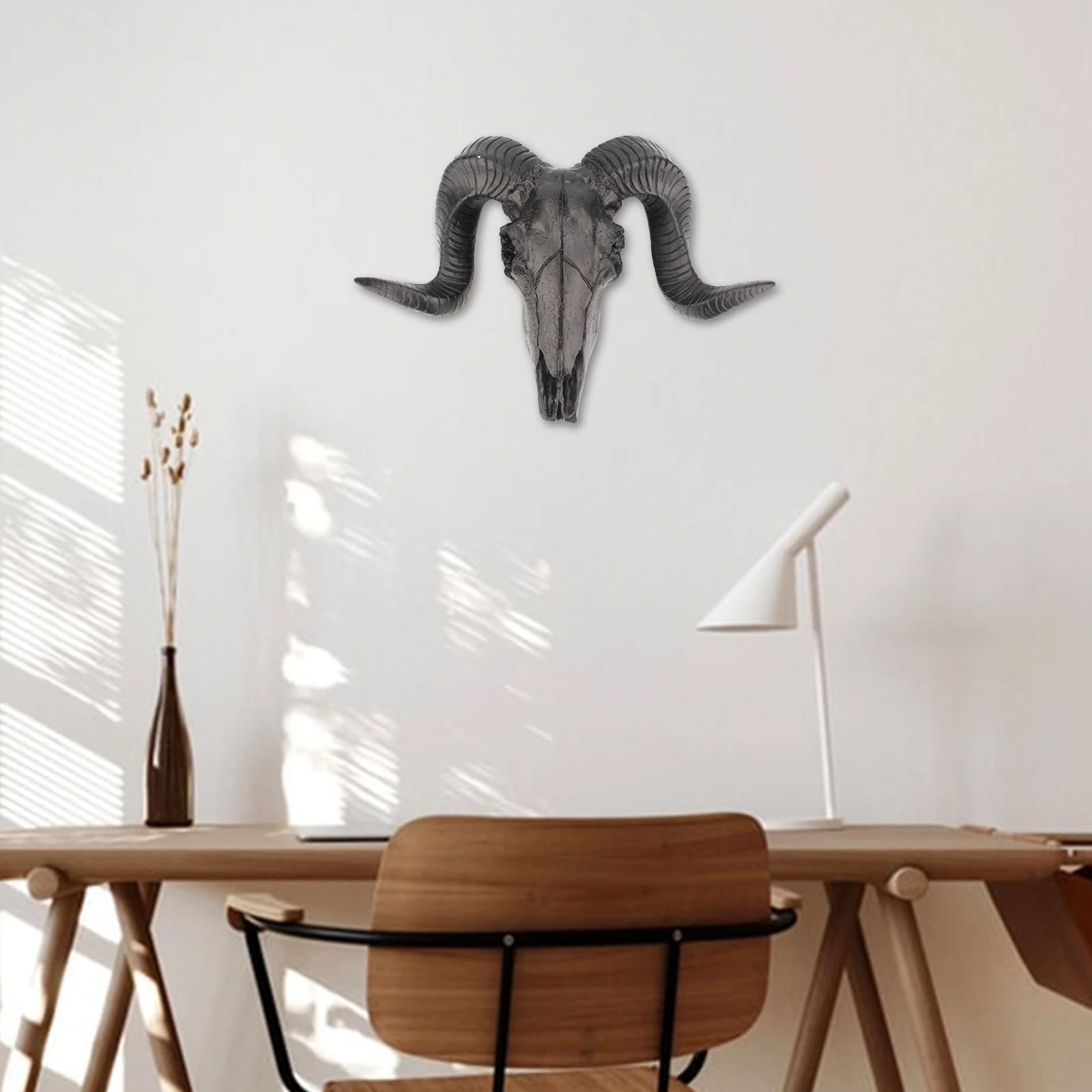 Голова черепа Овцы настенное крепление статуя дикая животная голова для