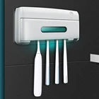 Автоматическая коробка для стерилизации зубных щеток, Ультрафиолетовый держатель для зубных щеток, умный УФ-светильник для дезинфекции зубной щетки, набор для ванной комнаты и дома