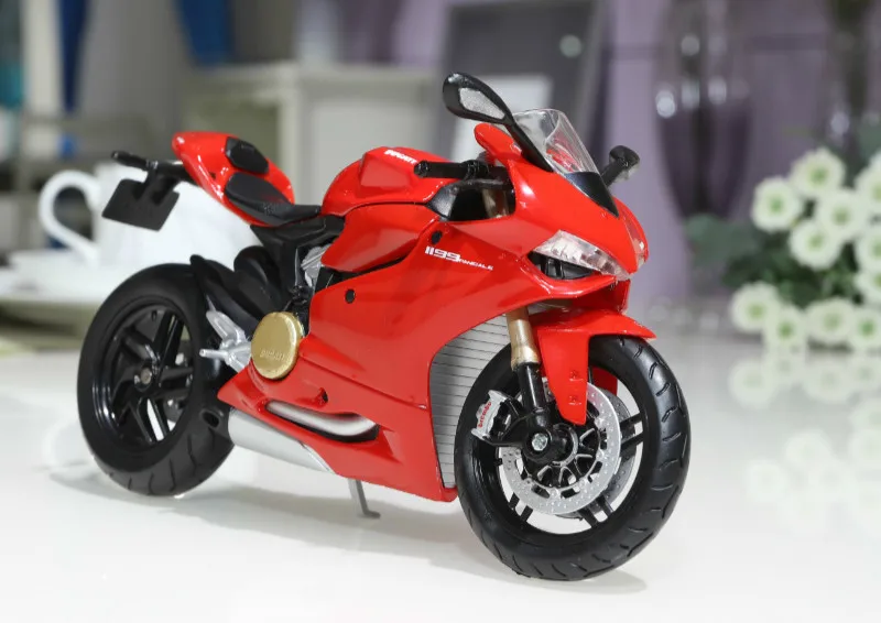 1/12 новый оригинальный Сплав ABS 1199 мотоцикл детская игрушка локомотив дисплей