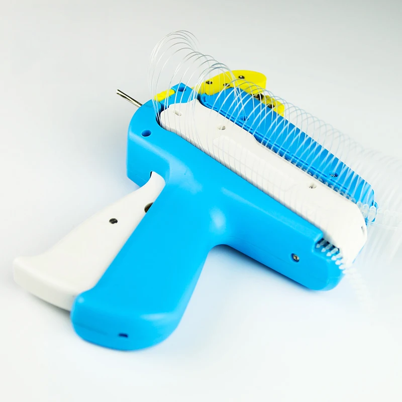 

Circle Tag Gun Clothing Tag Gun Buckle Tag Gun Automatic Ring Tag gun Free Hand-wearing Glue Needle
