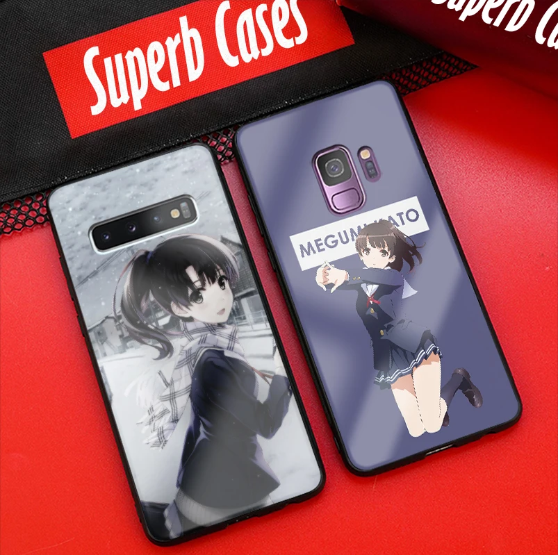 Kato Megumi Saekano аниме закаленное стекло Мягкий силиконовый чехол для телефона
