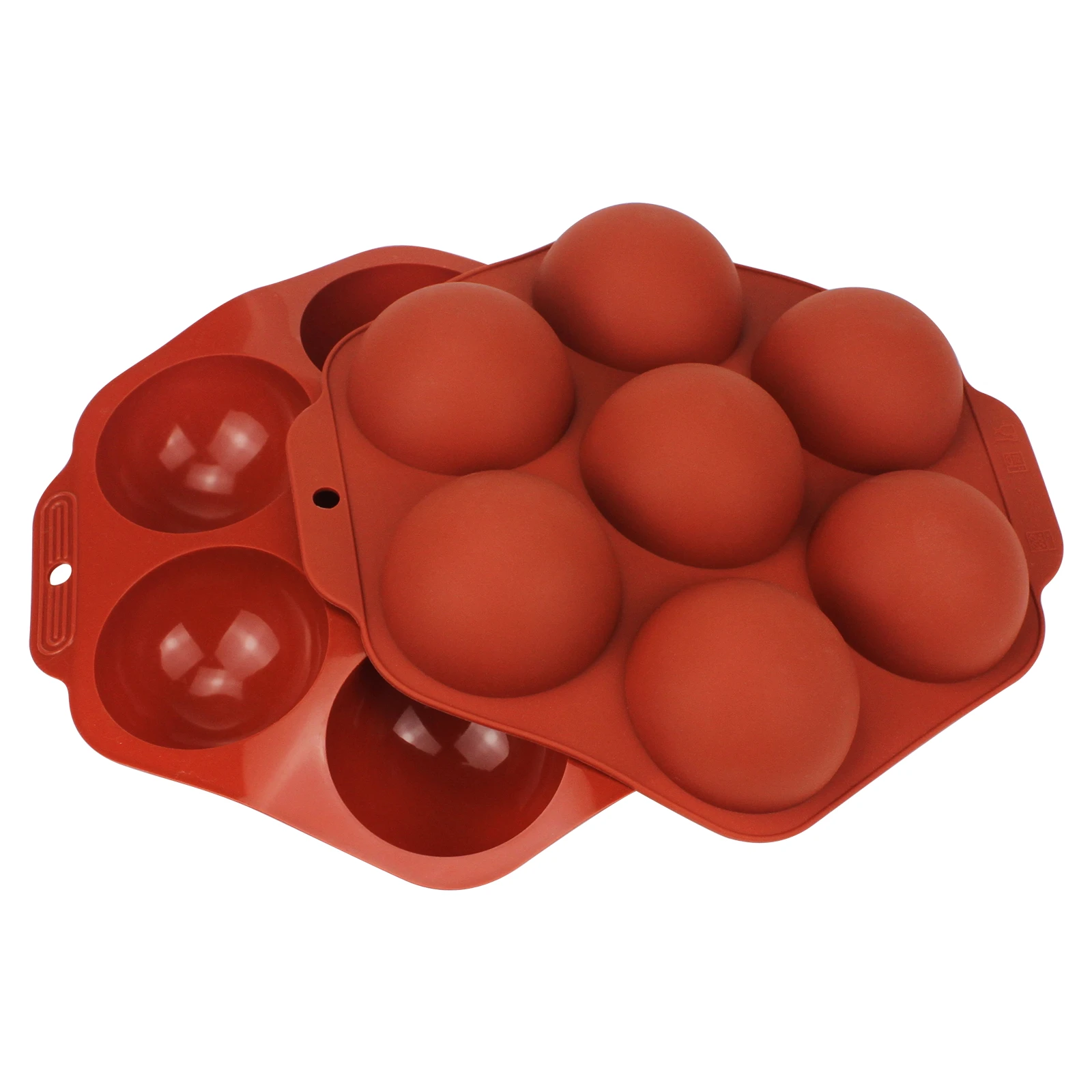 

New Semicircle Silicone Mold 7 Chocolate Mold Jelly Cake Biscuit DIY Decoration Baking Accessories Kitchen Tool