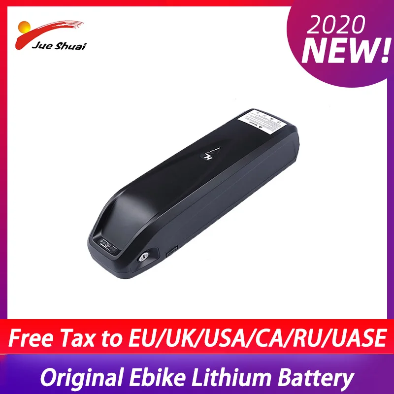 JS Оригинальная батарея Ebike 36 в 48 52 10 21Ah BMS 250 Вт 350 500 1000 Hailong 18650 для