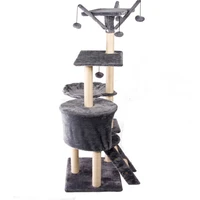 multi level cat tree condo pet with sisal scratching posts perches and pet house