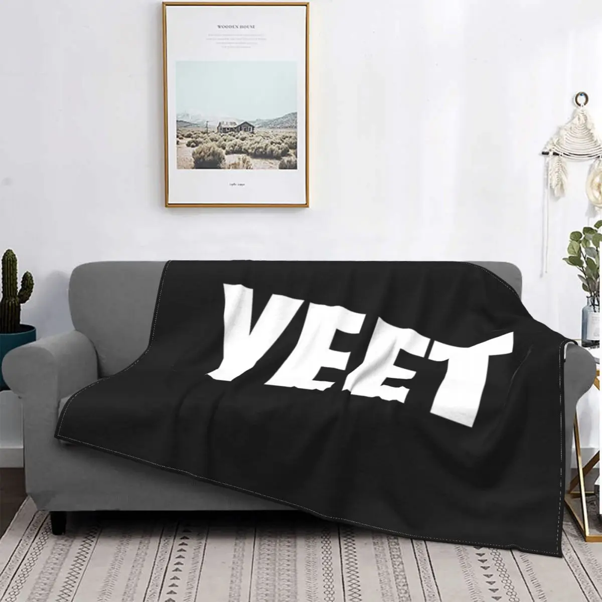 Обтеn tu Yeet en 2 mantas colcha cama manta de playa double Куадрос и fundas | Дом сад