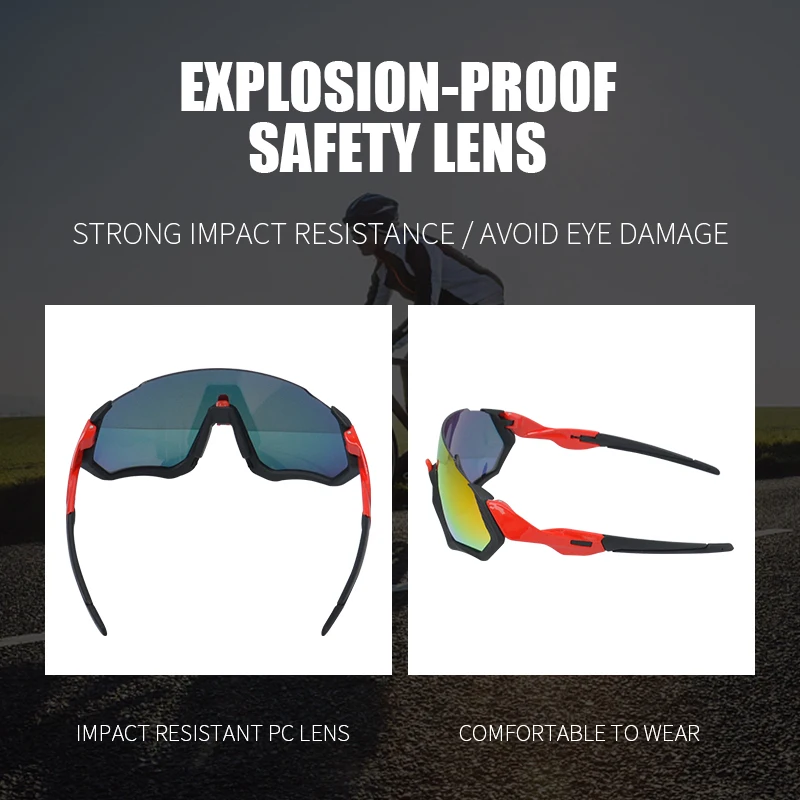 

Cycling Glasses Sport Polarized Sunglasses Men UV400 Protection Riding Goggles Fishing Hiking Discoloration Bicycle Goggles