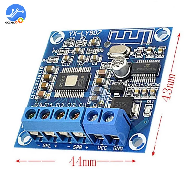 TPA3116D2 Bluetooth 4 2 аудио усилитель плата DC12 24V класса D 50 Вт + Цифровые усилители
